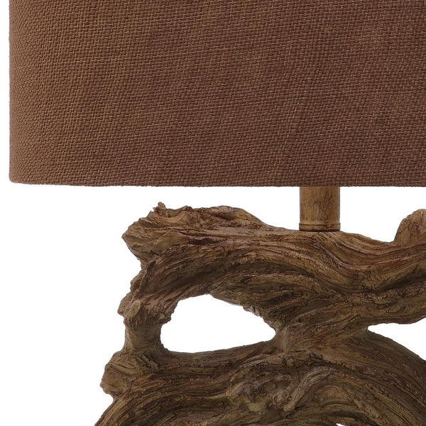 26.75 INCH H BROWN TABLE LAMP (SET OF 2) - The Mayfair Hall