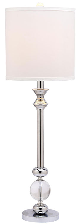 31-INCH H CRYSTAL CANDLESTICK LAMP/USB (SET OF 2) - The Mayfair Hall