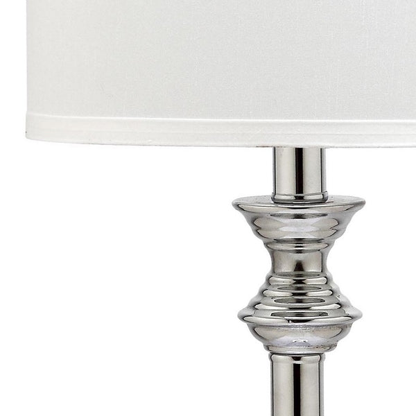 Erika Silver Candlestick Table Lamp (Set of 2) - The Mayfair Hall