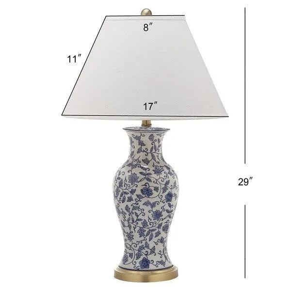 Beijing Chinoiserie Floral Urn Table Lamp (Set of 2) - The Mayfair Hall