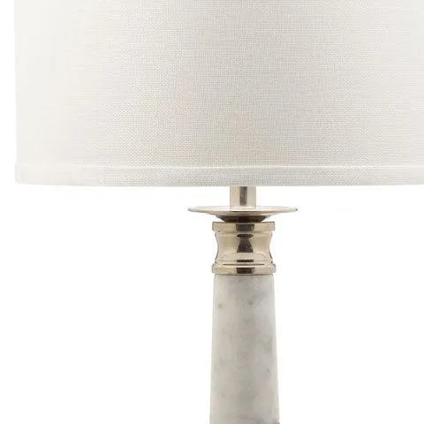 Colleen Marble Georgian Column Table Lamp (Set of 2) - The Mayfair Hall