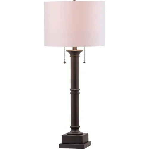 Safavieh Estilo Slate Grey Column Table Lamp (Set of 2)
