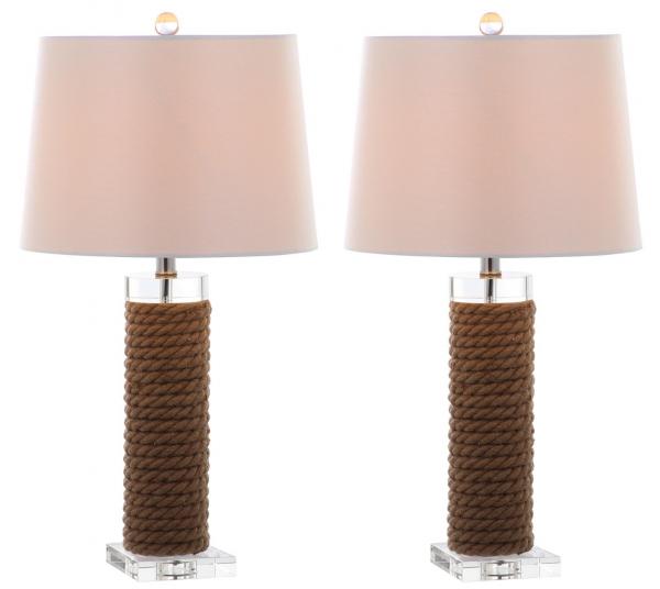 26.5-INCH H ROPE TABLE LAMP (SET OF 2) - The Mayfair Hall