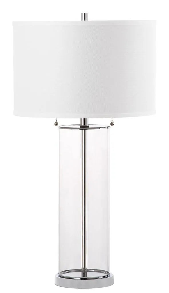 31-INCH H GLASS COLUMN BODY TABLE LAMP (SET OF 2) - The Mayfair Hall