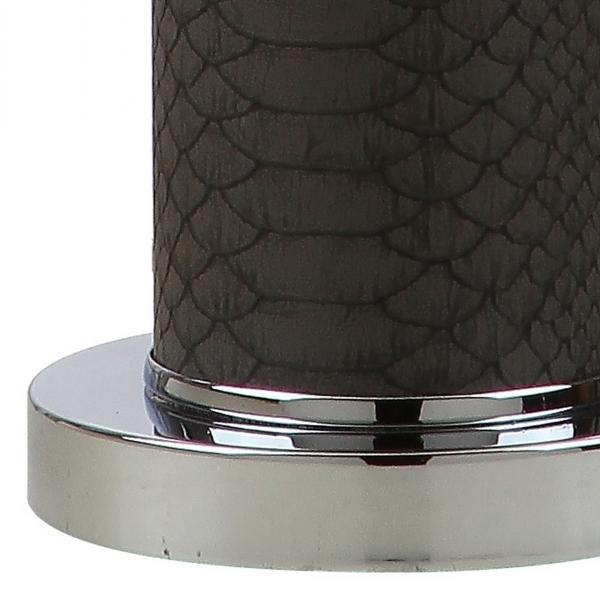 31.5-INCH H FAUX GREY SNAKESKIN TABLE LAMP (SET OF 2) - The Mayfair Hall
