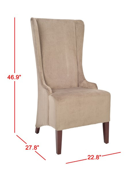 Mink 20"H  Cotton Dining Chair - The Mayfair Hall