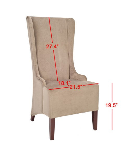 Mink 20"H  Cotton Dining Chair - The Mayfair Hall