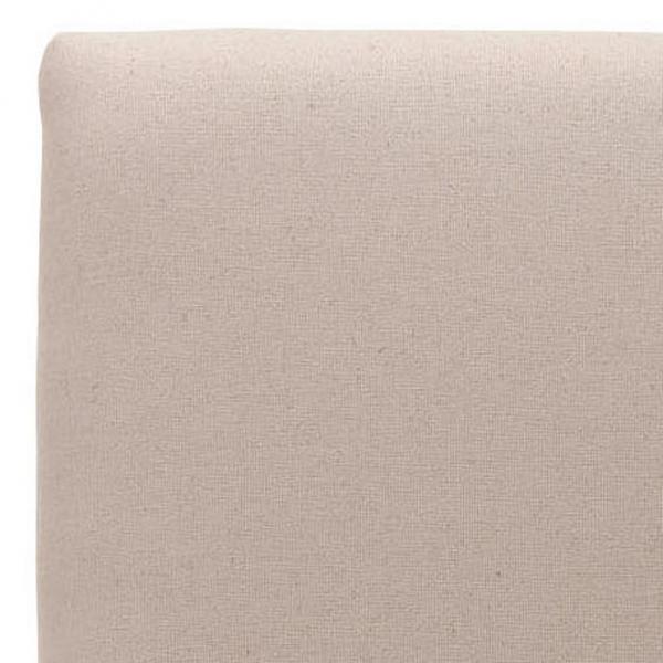 Faxon Taupe Linen Mission Arm Chair - The Mayfair Hall