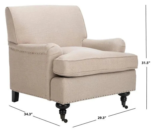 Antique Gold Sophisticated Club Chair - The Mayfair Hall