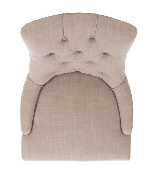 Chic Style Tufted Side Chair 19" H in Taupe (Set of 2) - The Mayfair Hall