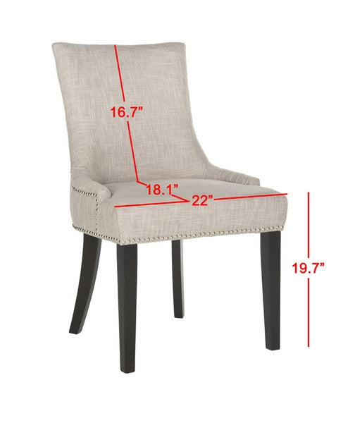 Lester Grey Sloped Dining Chair (Set of 2) - The Mayfair Hall