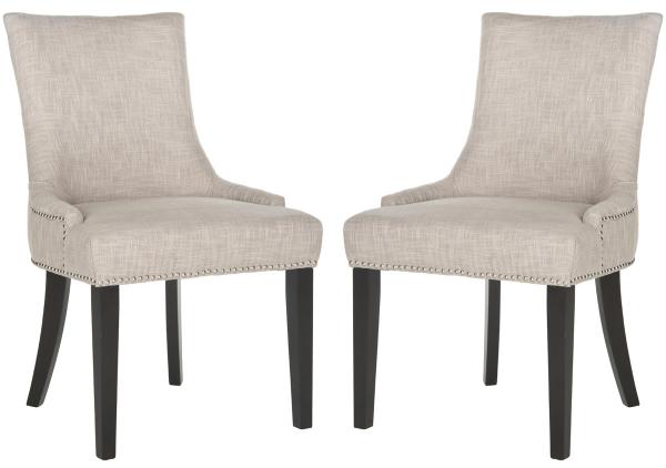 Lester Grey Sloped Dining Chair (Set of 2) - The Mayfair Hall