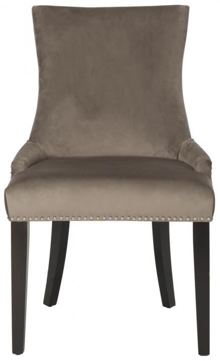 Lester Mushroom Velvet Dining Chair (Set of 2) - The Mayfair Hall