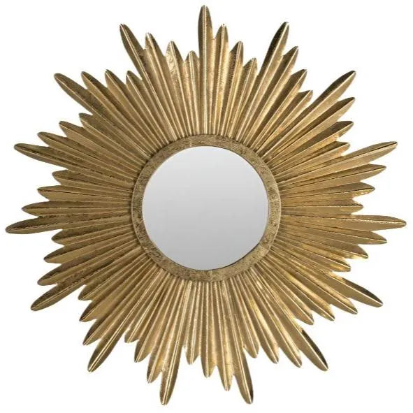 Josephine Antique Gold Sunburst Mirror - The Mayfair Hall