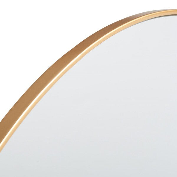36-Inch H Slim Gold Frame Mirror - The Mayfair Hall