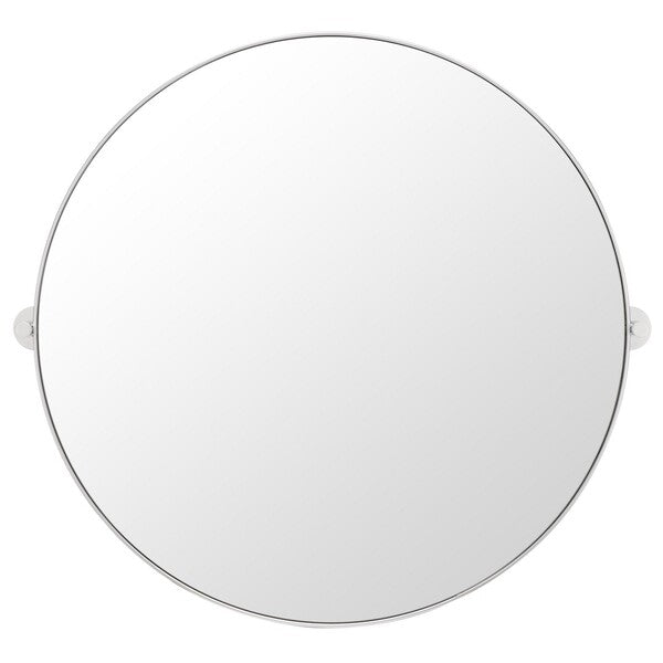 36-Inch H Slim Silver Frame Mirror - The Mayfair Hall