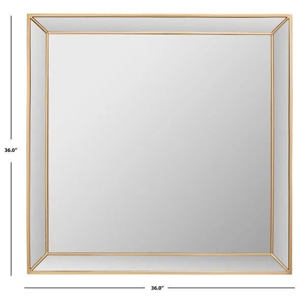 Safavieh Presea Classic Contemporary Gold Frame Mirror