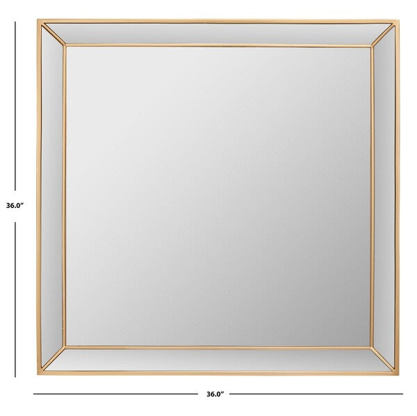 Classic Contemporary Gold Frame Mirror - The Mayfair Hall