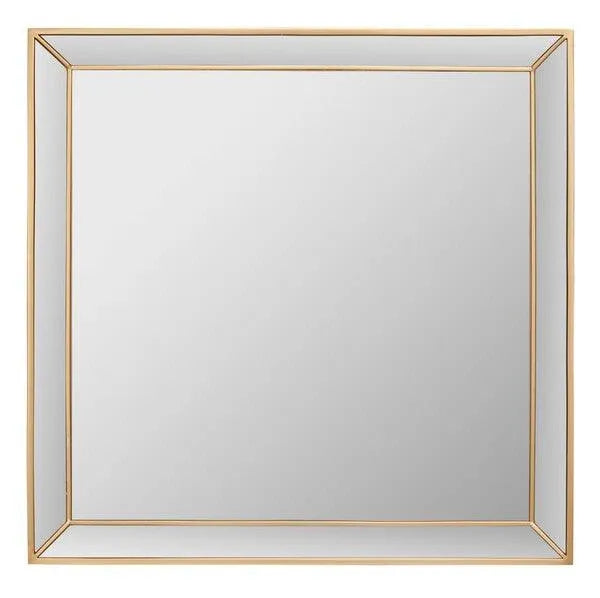 Classic Contemporary Gold Frame Mirror - The Mayfair Hall