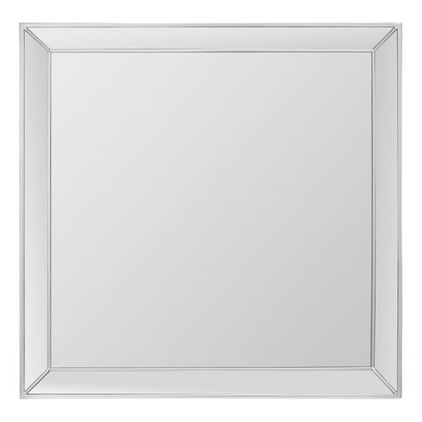 Classic Contemporary Silver Mirror - The Mayfair Hall
