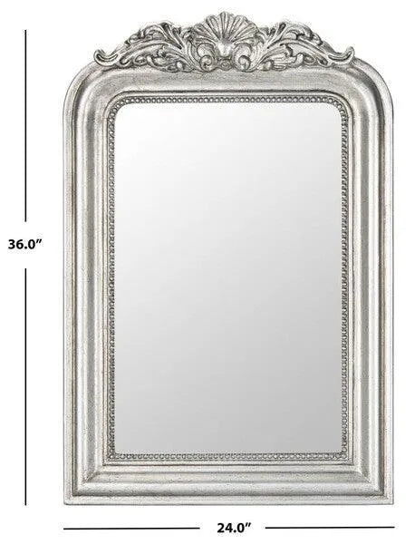 Wenda Ornate Silver Frame Mirror - The Mayfair Hall