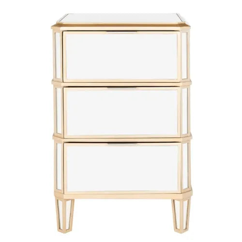 Safavieh Giana French Antique Mirror Nightstand