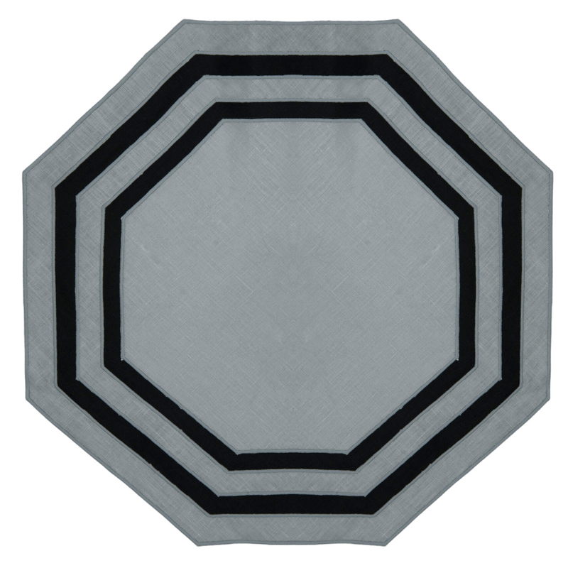 Los Encajeros Octo Grey Placemat (Set of 4) - The Mayfair Hall