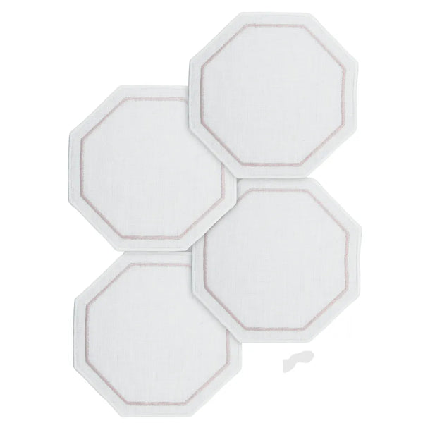 Los Encajeros Octo Lila Coasters (Set of 4) - The Mayfair Hall