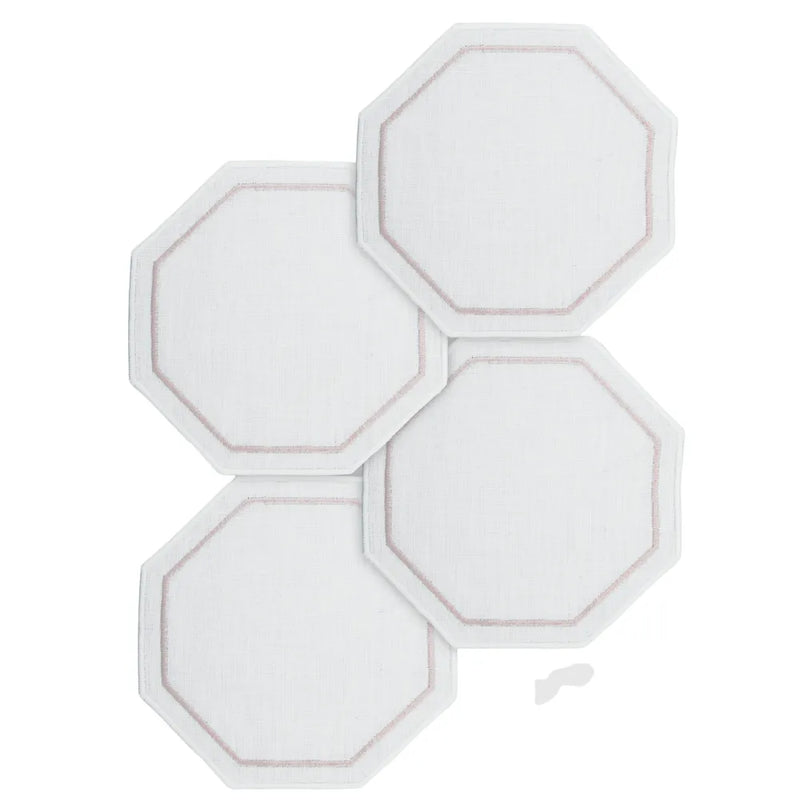 Los Encajeros Octo Lila Coasters (Set of 4) - The Mayfair Hall