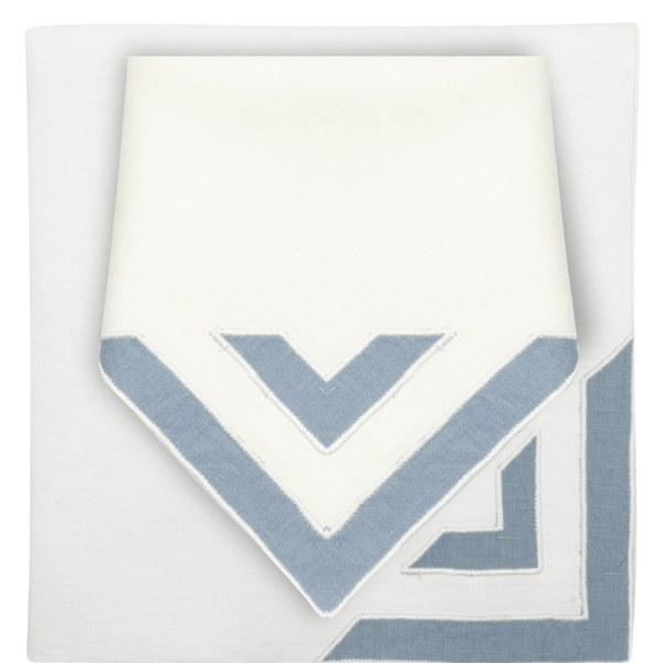 Los Encajeros Octo Slate Blue Napkins (Set of 4) - Sold Out - The Mayfair Hall