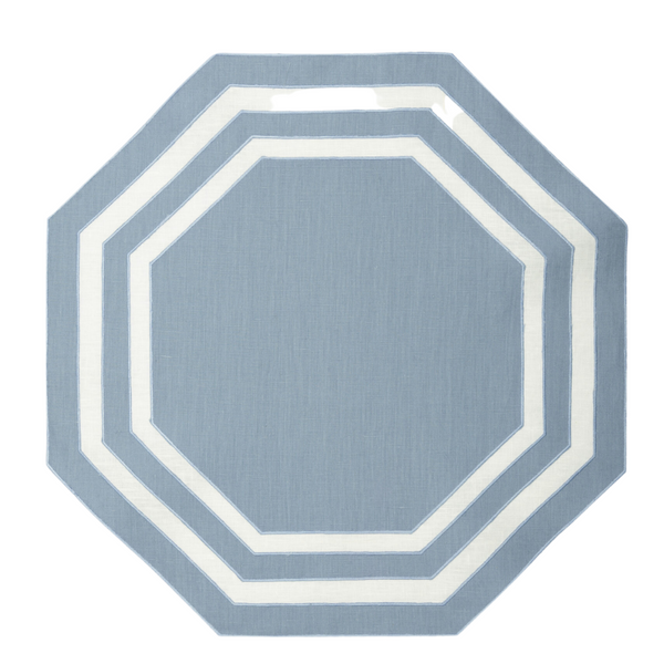 Los Encajeros Octo Slate Blue Placemats (Set of 4) - Sold Out - The Mayfair Hall