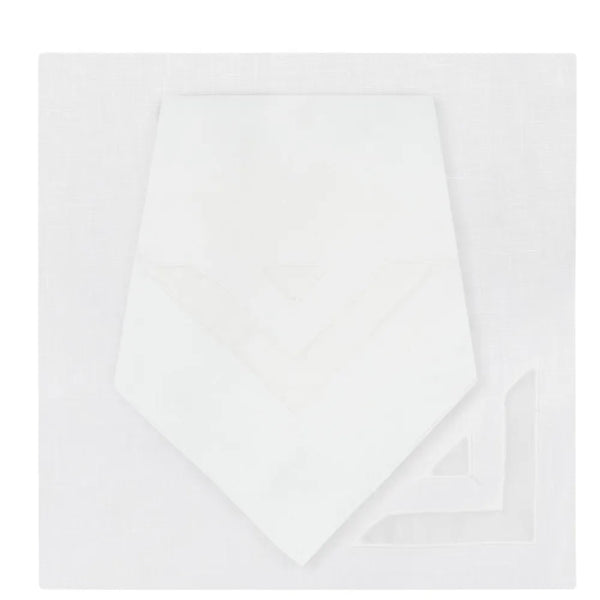Los Encajeros Octo White Napkins (Set of 4) - The Mayfair Hall