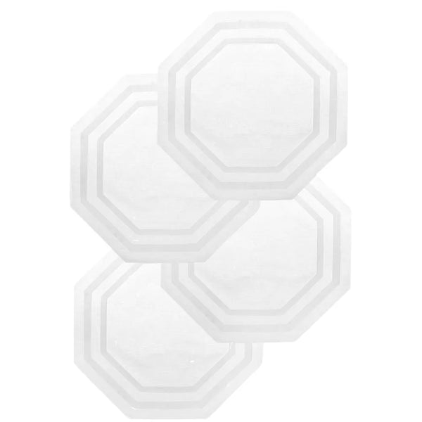 Los Encajeros Octo White Placemats (Set of 4) - The Mayfair Hall
