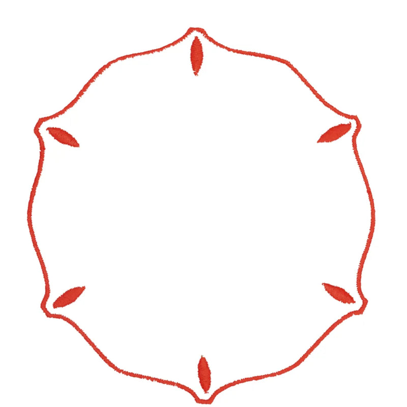 Los Encajeros Olimpia Blood Orange Coasters (Set of 4) - The Mayfair Hall