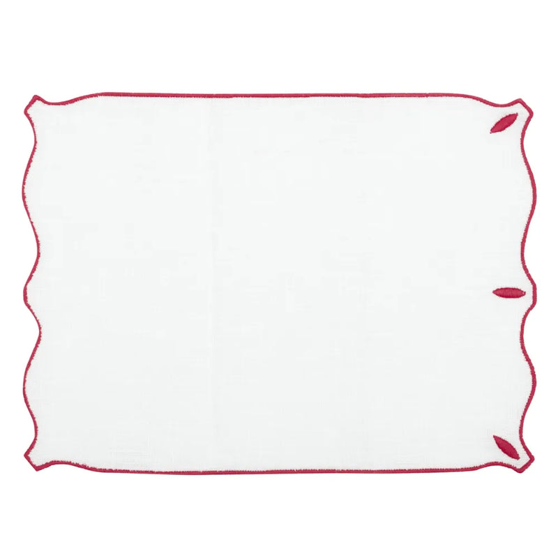 Los Encajeros Olimpia Blood Orange Cocktail Napkins (Set of 4) - The Mayfair Hall