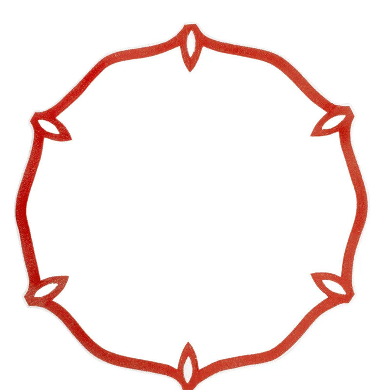 Los Encajeros Olimpia Blood Orange Placemats (Set of 4) - The Mayfair Hall