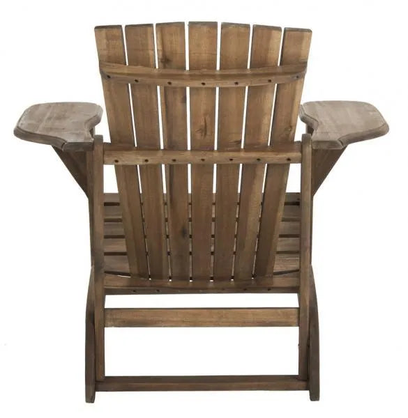 Mopani Rustic Brown Adirondack Chair - The Mayfair Hall