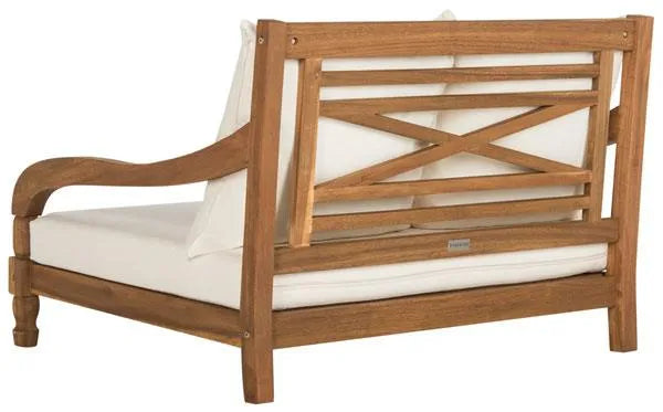 Safavieh Pomona Natural Beige Lounger