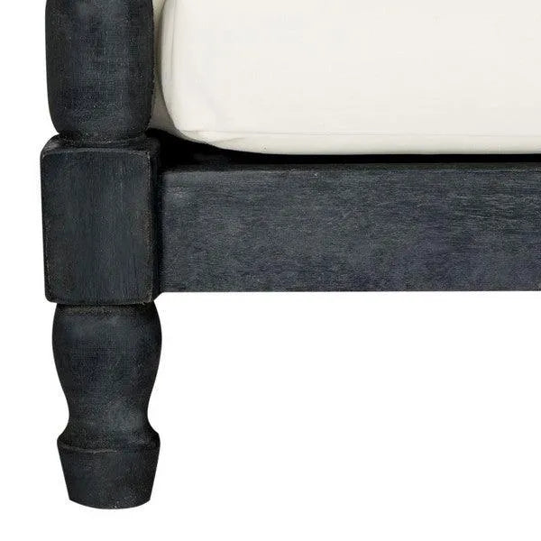 Safavieh Pomona Slate Grey Outdoor Lounger Daybed