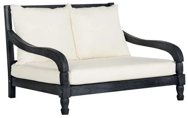 Pomona Slate Grey Outdoor Lounger Daybed - The Mayfair Hall