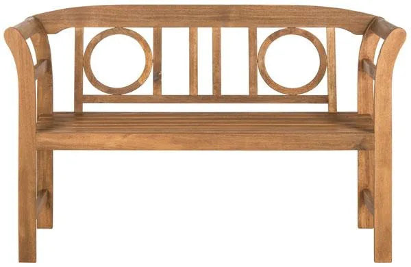 Moorpark Natural Wood Garden Bench - The Mayfair Hall