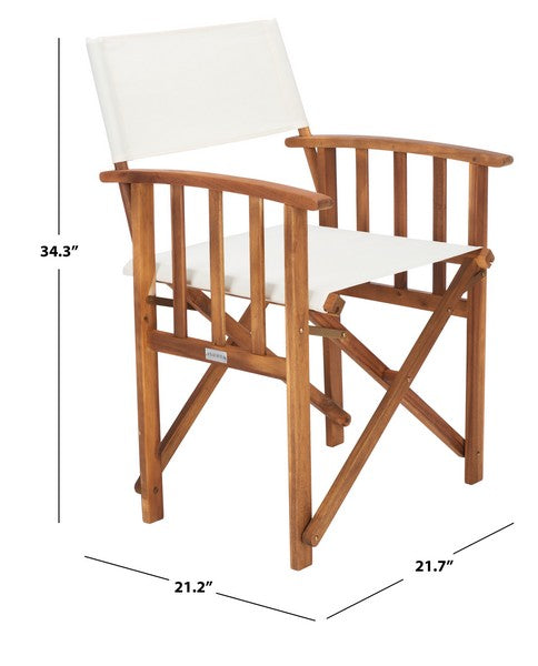 Natural Finish Director Side Chairs ( Set of 2) - The Mayfair Hall