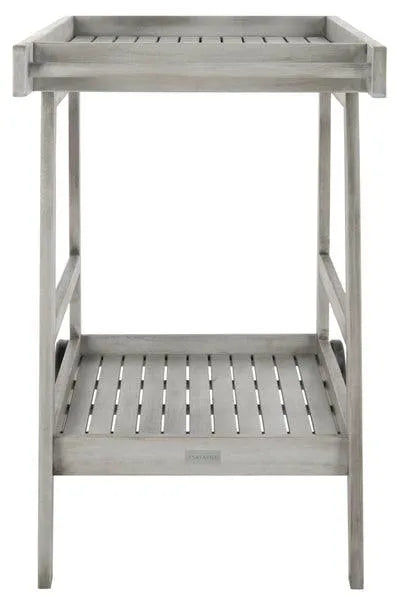 Grey Indoor-Outdoor Bar Cart - The Mayfair Hall