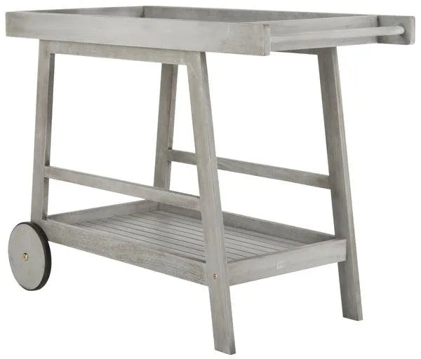 Grey Indoor-Outdoor Bar Cart - The Mayfair Hall