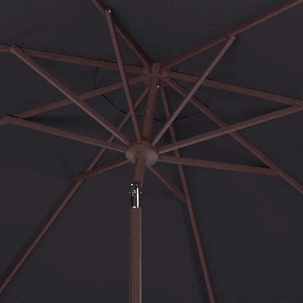 11ft Navy-White Round Classic Market Umbrella - The Mayfair Hall