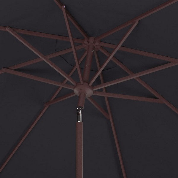 Zimmerman Navy-White Round Market Umbrella (11ft) - The Mayfair Hall
