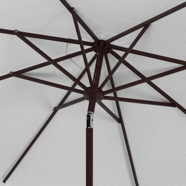 Safavieh Zimmerman White Round Market Umbrella (11ft)