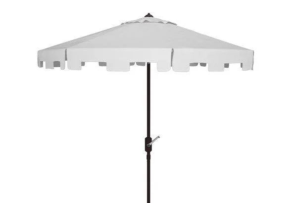 Zimmerman White Round Market Umbrella (11ft) - The Mayfair Hall