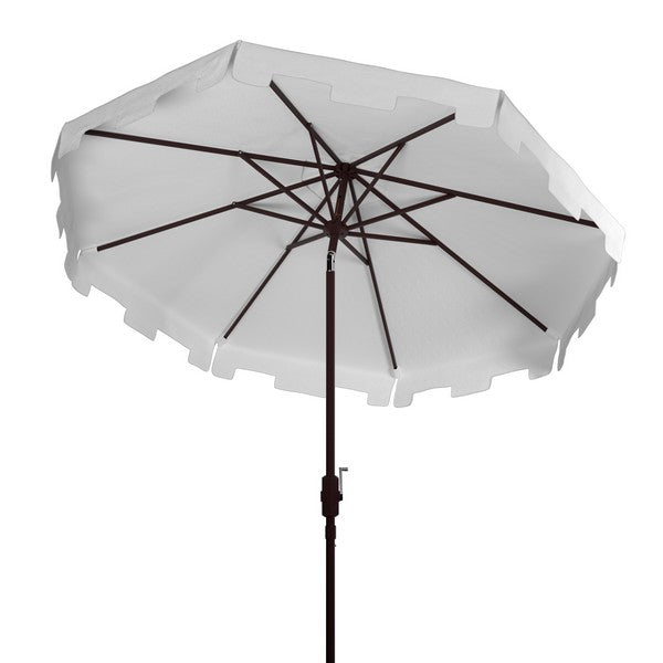 Zimmerman White Round Market Umbrella (11ft) - The Mayfair Hall