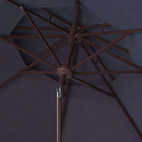Zimmerman Navy-White Double Tap Market Umbrella (9t) - The Mayfair Hall